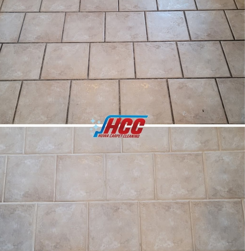 Before and after — Tile & Grout Deep Clean